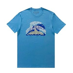 PINK+DOLPHIN Men's Collegiate Sky Tee
